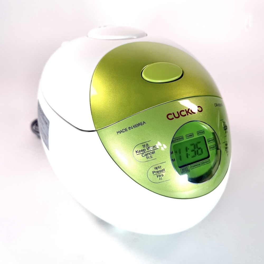 Cuckoo CR-0351F Electric Rice Cooker Warmer 3 Cup Made In Korea Tested